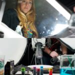 Dianna Cowern Instagram - Throwback photos from Fall of 2019. Dianna reached out to her friend Darren from GizmoSlip to ask if we could use his high speed camera to help film a few scientific demonstrations. We spent 2 days capturing the Leidenfrost effect, a ballistic ping pong ball vacuum cannon, and the incredible strength of cavitation all at 18,000 frames per second. Full video on the ping pong cannon, and the Leidenfrost effect - youtube.com/watch?v=rk-6wHimbUs&t=1s&ab_channel=PhysicsGirl Full video on cavitation - https://www.youtube.com/watch?v=jbgvQNhFDTo&t=61s&ab_channel=PhysicsGirl #physicsgirl #phantom #phantomcamera #behindthescenes #science #youtuberlife