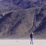 Dianna Cowern Instagram - Did you know the Badwater Basin in Death Valley is the lowest point in the contiguous U.S. at 282 ft. below sea level? And it is only roughly 80-85 miles from the highest point, Mount Whitney. This is a little throwback to when Dianna went to Death Valley to explore the mysterious moving rocks at the Racetrack Playa. #PhysicsGirl #geology #deathvalley #theracetrackplaya #badwaterbasin #SailingStones #mystery #geologymystery