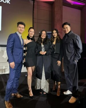 Dianne Doan Instagram - Thank you @asiasocietyla for honoring WARRIOR at this year’s ASSC Entertainment Summit & Game Changer Awards. It was an incredibly humbling evening being surrounded by so many people I respect and admire. Shout out to @katie_soo for all the unwavering support over the years🙏🏼 We appreciate you so much✨
