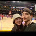 Dianne Doan Instagram - BUCKET LIST MOMENT. My mind is still blown from last night. Being in an arena filled with @lakers fans is an adrenaline rush that cannot be replaced. I’m so grateful for the opportunity to experience it. Thank you @bibigousa for having us. @danakadan you seriously are the man🙏🏼 appreciate you so much. And everyone who works so tirelessly to make nights like these run smoothly. We felt so safe and well taken care of.🙏🏼 And lastly…. When I say I SCREAMED when I saw @bibigousa on the court, on the Jumbotron, on the seats, and jerseys. It’s unreal what this kind of representation means. To know that our community is reaching new heights….. PROUD is an understatement.💜💛💜💛
