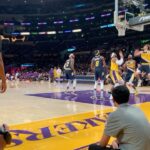 Dianne Doan Instagram - BUCKET LIST MOMENT. My mind is still blown from last night. Being in an arena filled with @lakers fans is an adrenaline rush that cannot be replaced. I’m so grateful for the opportunity to experience it. Thank you @bibigousa for having us. @danakadan you seriously are the man🙏🏼 appreciate you so much. And everyone who works so tirelessly to make nights like these run smoothly. We felt so safe and well taken care of.🙏🏼 And lastly…. When I say I SCREAMED when I saw @bibigousa on the court, on the Jumbotron, on the seats, and jerseys. It’s unreal what this kind of representation means. To know that our community is reaching new heights….. PROUD is an understatement.💜💛💜💛