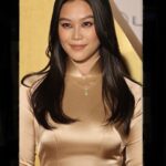 Dianne Doan Instagram - I am thrilled to be able to pay tribute to my beautiful culture. I brought it all the way back to the original Áo Dài design from before 1975. A time where I feel women and their bodies were embraced and celebrated. My momma taught me all about the high collar, the cinched waist and fitted bust. Thank you @thainguyenatelier for recreating a piece of history. I am honored to wear one of your designs. 🙏🏼 And thank you @character.media for an Unforgettable evening surrounded by a community that I’m so proud to be a part of. #unforgettablegala And a final thank you to @tamielsombati for always coming through with these looks🙏🏼❤️