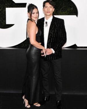 Dianne Doan Instagram - For the Four People Who Wanted the Full Fit. 

But seriously, thank you @gq for the great evening. Thank you @staud.clothing for this amazing 90’s Matrix Moment (it’s vegan leather y’all!). Thank you @tamielsombati for making me feel like I fit in. And thank you @itsamandalim for always holding down these lewks✨🙏🏼