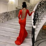 Dilara Kazimova Instagram - ❤️💋 Hair:@instudio_anar @instudio.az Make:@kryolan_ilhame @nigar._ibrahimova Dress:@soul_desire_couture Assistants:@alikhanov.vusal @mua_mina__ Location:@mangalsteakhousezugulba #dilara #dilarakazimova #reddress #instadaily #foryou #loveisintheair