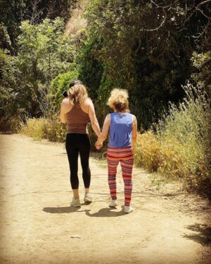 Dina Meyer Instagram - Family time 💕

In case anyone was wondering…
“Got it from my momma.” 😉

Love it when she comes to visit.
👯‍♀️

#mom #daughter #hiking #healthylifestyle #happy #joy #love #walking #smile #spring #springflowers #family
