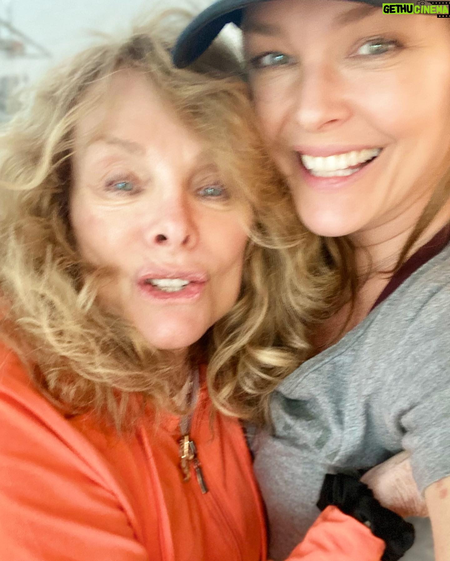 Dina Meyer - 4.6K Likes - Family time 💕
In case anyone was wondering…
“Got it from my momma.” 😉
Love it when she comes to visit.
👯♀️
#mom #daughter #hiking #healthylifestyle #happy #joy #love #walking #smile #spring #springflowers #family