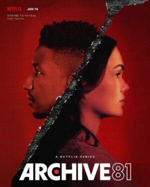 Dina Shihabi Instagram - One month away!!! 🖤 Rewind to Reveal the Truth.✨ January 14th✨ #Archive81Netflix
 @netflix @netflixgeeked 

Photo by @erik_carter 
Hair @kattthompson 
M/U @carissaferreri
