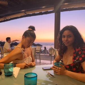 Dina Shihabi Instagram - Grateful for best friends and ocean dips 🌊🦋