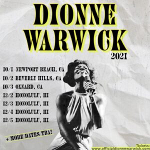 Dionne Warwick Instagram - I am back 🥰! Visit my website (in my bio) for tickets. I hope to see you soon!