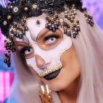 Dionne Slagter Instagram - Lieve @sammyjosbeautycase maakte dit fantastische Halloween lookje bij mij! Heb jij al de extra YouTube video gezien? 👻🌹