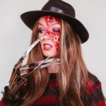 Dionne Slagter Instagram - Namens Frederique Krueger: Happy Halloween 👻🖤 Welke klassieker doen we volgend jaar? en hopelijk tot straks om 19:00 bij de livestream!