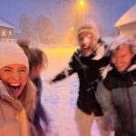 Dionne Stax Instagram - Nagenieten 🤍❄️☃️ #hethogenoorden #opnames #seizoen2 1. Snowfie ❄️ 2. Team 🤍 3. Team 1 seconde later 4. Lady Aurora 💚 5. Vrienden gemaakt 6. Nóg meer vrienden 7. 😍