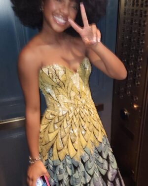 Dior Goodjohn Instagram - and this is what i like to call #blackgirlmagic ✨🍾🫶🏽👩🏽‍🦱👩🏾‍🦱👩🏿‍🦱🙏🏽💗

 Stream the two-episode premiere of #percyjackson and the Olympians December 20th on @disneyplus 😤🔱🧿♈️💙

#percyjackson #clarisselarue #anabethchase