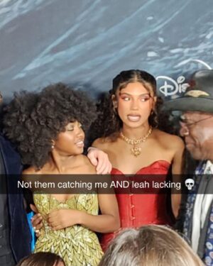 Dior Goodjohn Instagram - and this is what i like to call #blackgirlmagic ✨🍾🫶🏽👩🏽‍🦱👩🏾‍🦱👩🏿‍🦱🙏🏽💗

 Stream the two-episode premiere of #percyjackson and the Olympians December 20th on @disneyplus 😤🔱🧿♈️💙

#percyjackson #clarisselarue #anabethchase