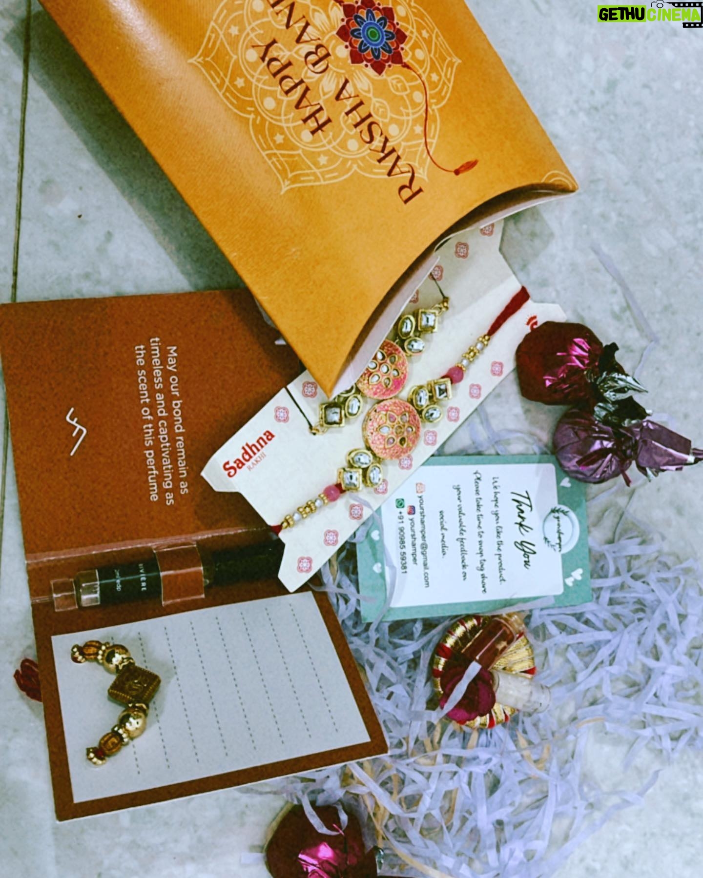 Disha Vakani Instagram - Rakhi envelopes, just like the old times ! Dm to know the price!! #rakhihampers #rakhienvelopes #rakhi