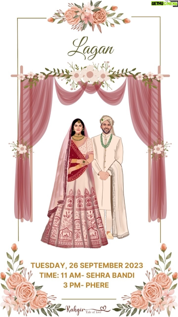 Disha Vakani Instagram - To love, laughter and happily ever after🩷 E-Invite exclusively designed for a destination wedding happened in Udaipur!🥰 Wishing nothing less than happiness for you guys @girish.chandwani30 & @dhanwani_rashmi 💕 __________________ This wedding season switch to digital invites. Explore & DM @toyoufromshwe for enquiries and commissions 🤍✨ . . #wedding #weddinginvitations #weddinginvites #digitalinvitation #videoinvitation #luxurydestinationweddings #udaipurwedding #einvites #wedding2023 #art #digitalcard #whatsappinvite #foryou #grateful #indianwedding