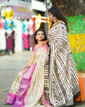Divya Bharathi Vetrivel Instagram - 😍CODE : DSHL215 , Rs.749 😍 Semi Dola silk 

😍CODE: TSWB96 😍Price-Rs.999😍Tussar silk 

✨To Place an Order through Our Website “ www.lakshmiboutique.co.in “ 
 
@lakshmiboutique2021