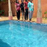 Divya Bharathi Vetrivel Instagram – Feeding my mind and refreshing my body at the poolside🏊‍♀️