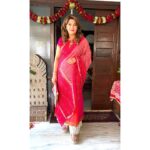 Divya Seth Shah Instagram – In My vain ( Get it 😉) attempt to dissipate the unbearable Tension!

I shall divert attention to My Ecological and Sustainable Diwali Day outfit 🙂

The inner dress/ Kameez is from a left over cloth, 5yrs old
The crinkled skirt is 15 Yrs old 
This gorgeous Ghatchola is maybe 20 yes or more 🙂

.

.

.

There is No ‘ Away’
It ALL stays right here 
On Our Fragile & Exquisite Earth …. 

#reuse 
#recycle 
#refresh 
#repeat 

Photo @the_eye_in_the_wild_mihika_