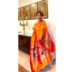 Divya Seth Shah Instagram - Welcoming the Devi in My Home & Life The Shakti who will take Me to My Shiva How Glorious 😊 First day of Navratri 🍁🌈 Photography @the_eye_in_the_wild_mihika_ . . . #navratri #devi #hindu #festivalseason #9 #night