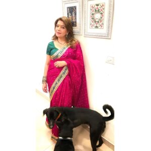 Divya Seth Shah Instagram - Can I get Just 1 picture 

Just 1!!!
without Fur/ Tail/ Furry Tail 
🤭❤️🤭

.

.

.

Photography @the_eye_in_the_wild_mihika_ 

.

.

.

#festival #indian #puja #ritual #divine #feminine #hindu #custom #fire #red #pink #dogsofinstagram #dog #indie#adopt #adoptdontshop
