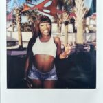 Doechii Instagram - Sorrrrry if I’m out of breath, taking @doechii’s polaroid left me SWEATY at #HangoutFest 🥵