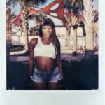 Doechii Instagram - Sorrrrry if I’m out of breath, taking @doechii’s polaroid left me SWEATY at #HangoutFest 🥵