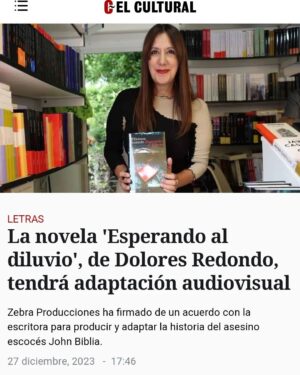 Dolores Redondo Instagram - Buenas noticias,  algo que celebrar...con vosotros. 
Gracias lectores, me hacéis sentir que que la alegría genuina se contagia y se propaga como electricidad positiva.
Soy feliz. 
Esperando al diluvio .
#esperandoaldiluvio 
#doloresredondo