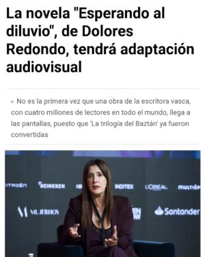 Dolores Redondo Instagram - Buenas noticias,  algo que celebrar...con vosotros. 
Gracias lectores, me hacéis sentir que que la alegría genuina se contagia y se propaga como electricidad positiva.
Soy feliz. 
Esperando al diluvio .
#esperandoaldiluvio 
#doloresredondo