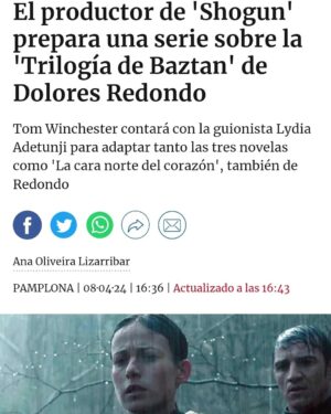 Dolores Redondo Instagram - Queridos lectores, es un placer compartir con vosotros esta gran noticia, Tom Winchester es el productor de La Trilogía del Baztán y La Cara Norte del Corazón en una gran serie para la que planea varias temporadas. ¡Celebremos! La Trilogía del Baztan fue elegida por La Vanguardia, mejor novela negra de la década y se llevó al cine en tres entregas dirigidas por @fergmolina Fernando González Molina #elguardianinvisible #legadoenloshuesos #ofrendaalatormenta están disponibles en Netflix. #doloresredondo #escritoradetormentas