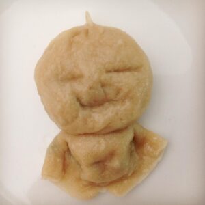 Domee Shi Instagram - At some point during the making of #bao I half-jokingly asked my mom to recreate the character as a real dumpling. The results were kinda cute but mostly horrifying 😂🥟🖤