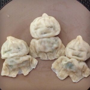 Domee Shi Instagram - At some point during the making of #bao I half-jokingly asked my mom to recreate the character as a real dumpling. The results were kinda cute but mostly horrifying 😂🥟🖤