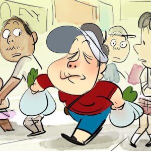 Domee Shi Instagram - More concept art! Mom striking a pose and honey-badgering her way through the streets to a sale 💪 #artofbao
