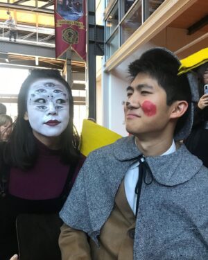 Domee Shi Instagram - Precious moments during the production of Turning Red. We worked the first two years in person, and the last two from home. Grateful for our talented, adaptable, magical crew❤️🙏