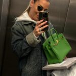 Dominika Cibulková Instagram - Birkin and sweatpants my most wear combo for life 😆😝😬 Kusalik not very happy about that - talking sweatpants of course 😂🤓👻