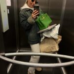 Dominika Cibulková Instagram - Birkin and sweatpants my most wear combo for life 😆😝😬 Kusalik not very happy about that - talking sweatpants of course 😂🤓👻