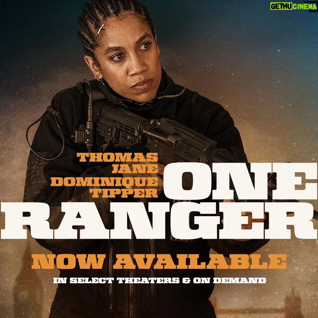 Dominique Tipper - 3.2K Likes - It's out!!!
Available in selected theatres and on demand.
#oneranger