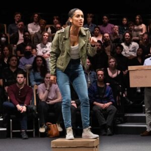 Dominique Tipper Instagram - Saying im proud to have been a part of this piece, this moment, this play, just doesn't cover it. I will be forever altered by this experience and saying Natasha's words on that stage every night. 
Forever changed, forever grateful.
Art can do many things, including being a weapon in the fight for justice. Never shy away from making Art political. The best of it always is. 💚

💚 Here's to justice for the Grenfell 72, the Survivors and the Bereaved 💚

#grenfellinthewordsofthesurvivors