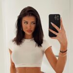 Dominique Alagia Instagram – short hair era