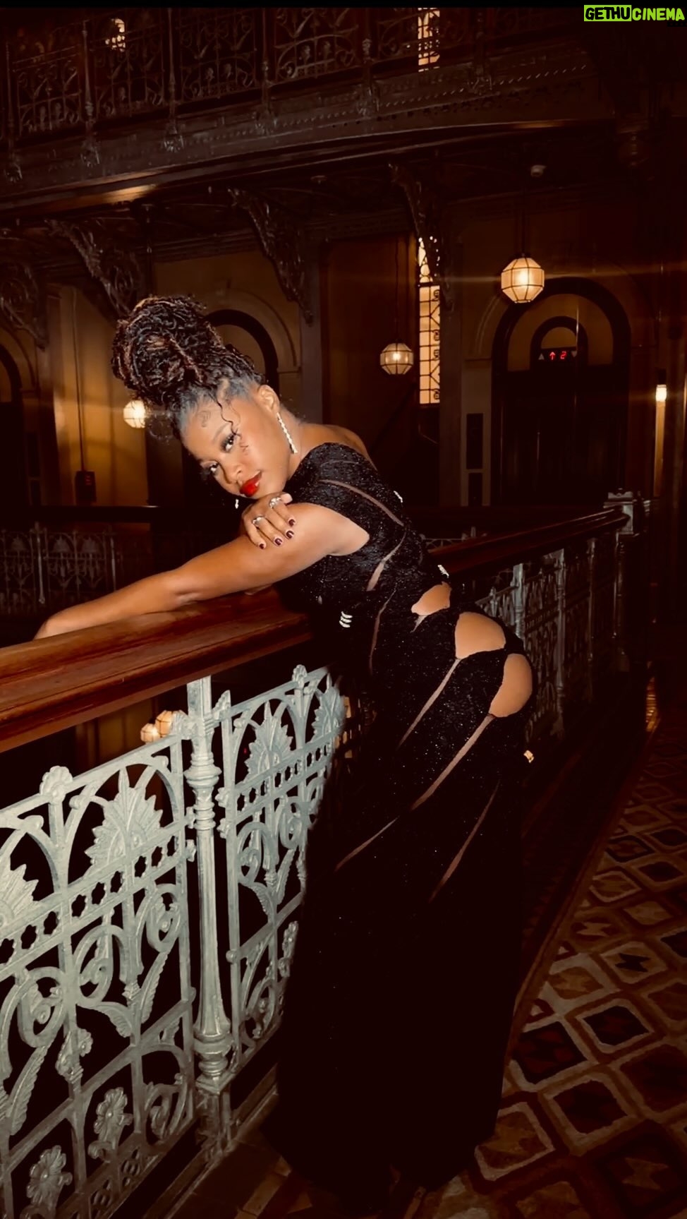 Dominique Fishback Instagram - DOM X GIVENCHY -got alittle thing going on ♠️❤️♣️♦️ GOTHAM NOMINATED 2023 Thank you Gotham for last night and for being the occasion where I would first meet Rachel McAdams 🥹😍 The mega team 😤 @madisonguest Styled - Custom @givenchy @billieegene Makeup @elizabeth.semande hair