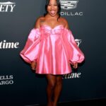 Dominique Fishback Instagram - Galinda , anyone? Thank you so much @variety for including me in such a beautiful night back. 💞💞💞So much love and huge congratulations to the honorees.