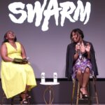 Dominique Fishback Instagram - Such a beautiful night, sharing insight on behalf of team #swarm at the #fyc panel. We had a packed house and everyone stayed around. Dre was such an honor to get to play. To share the deepest parts of my process for bringing character to life was cathartic. So proud of the work everyone did on this show @janinenabers @donaldglover and thankful to the @televisionacad for giving space for artists to talk about the whys and how’s of bringing art to life .