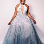 Dominique Fishback Instagram - ♠️ The People’s Princess. ♠️ Thank you to @miumiu for a dress so befitting last night. My first Emmy Nomination. 🥹 @madisonguest you style me to perfection and I love you @billieegene you love and look out for me for in more ways than glam and I appreciate you. @elizabeth.semande thank you for flying from nyc to do my hair . I love it so much. So glad that you’re on team Dom! All the people behind the scenes and on my team I am grateful @jpwphoto thank you for always capturing such special moments in my career @jowaansully you already know 🫶🏽 @meghankucich thank you for all your help and style behind the seams :) Yall are soooo #oFISHial More to come. Congratulations to everyone. @televisionacad