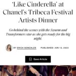 Dominique Fishback Instagram - @elleusa thank you for capturing my Cinderella night with @chanelofficial … I’m obsessed with these shoes 🫠 thank you for having me 🤩🤩🤩