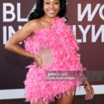 Dominique Perry Instagram - I always wanted to be at this amazing event but said I'll just wait my turn until I'm actually invited. Gods timing is impeccable! "Diarra from Detroit" at the Essence women of Hollywood brunch. 💕 Dress: @nicholelynel Hair: @hairbylex Makeup: ME