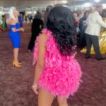 Dominique Perry Instagram - I always wanted to be at this amazing event but said I'll just wait my turn until I'm actually invited. Gods timing is impeccable! "Diarra from Detroit" at the Essence women of Hollywood brunch. 💕 Dress: @nicholelynel Hair: @hairbylex Makeup: ME