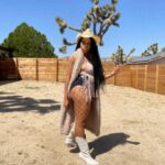 Dominique Perry Instagram - Coachella day 2 🌵 Braids by: @braidsbylondy