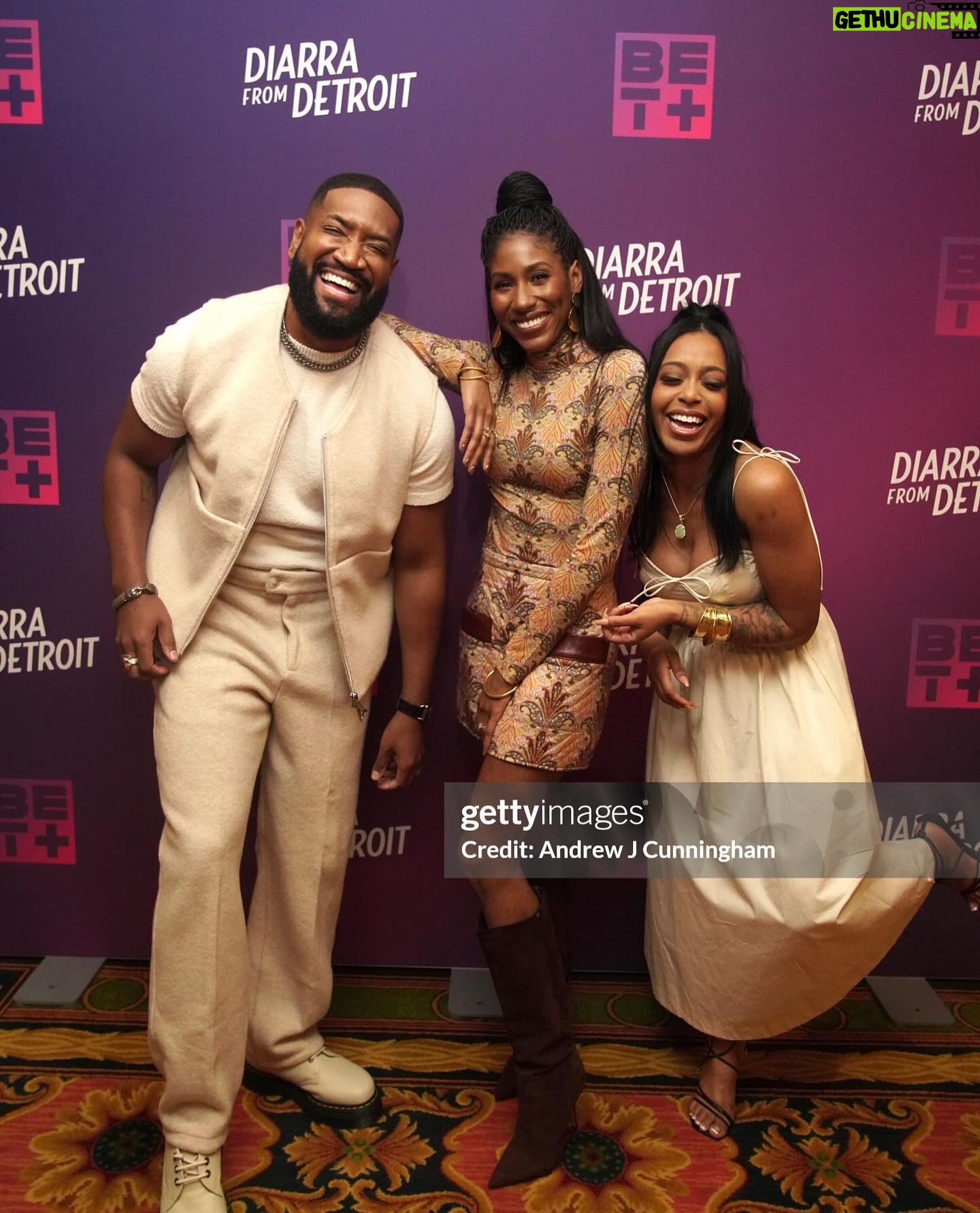 Dominique Perry Instagram - Issa Kenya Barris production🙌🏾 "Diarra From Detroit" press day candids pt.2 premiering March 21st