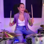 Domino Santantonio Instagram - Taylor Swift is one of the most popular artists of our decade. Today Domino picked one of her favorite songs and added some nice drums to it. How do you like her version of the song? Show some love in the comments. #taylorswift #cruelsummer #cruelsummercover #drummer #drumbash #thomannsdrumbash #dominosantantonio #thomann #speakmusic