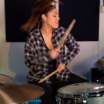 Domino Santantonio Instagram - guilty pleasure 😈😬 Am I the only one who loves this song? 😅 #nickelback #howyouremindme #drums #drummer #drumcover #ludwig #paiste #remo #vicfirth #beyerdynamic #ue11pro #meinlpercussion #audimute #2000s #throwback